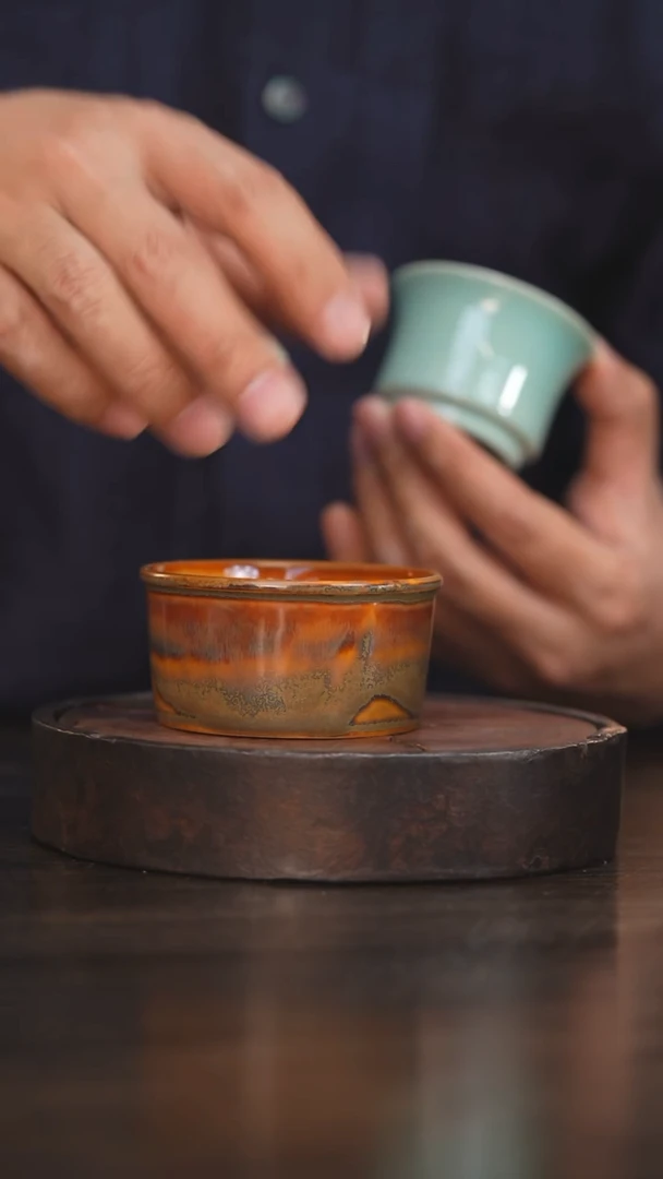 【闪购商品】杯6柴房陶瓷丨普洱缸杯
