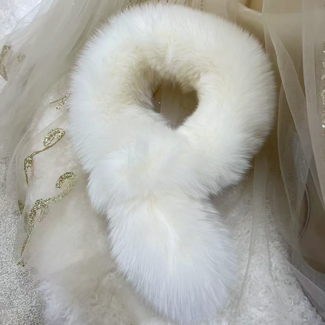 UMORE FELICE华斯皮草【婷婷专属】时尚气质狐狸毛围巾