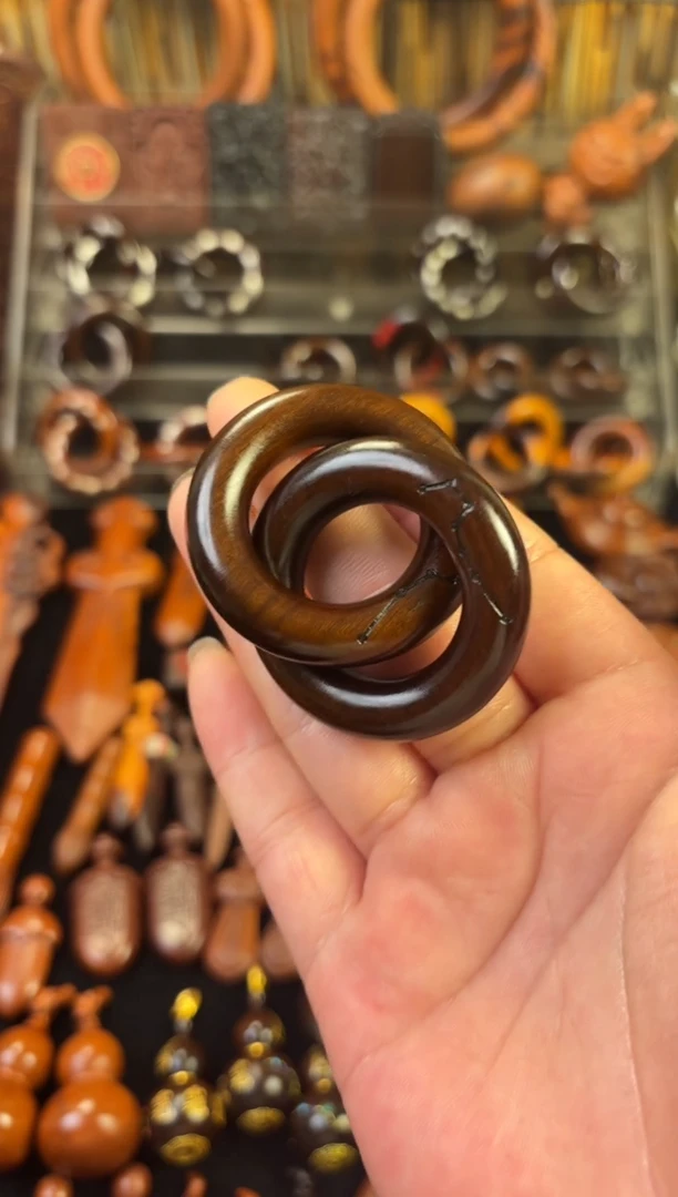 雷枣木玉化乾坤圈2.5