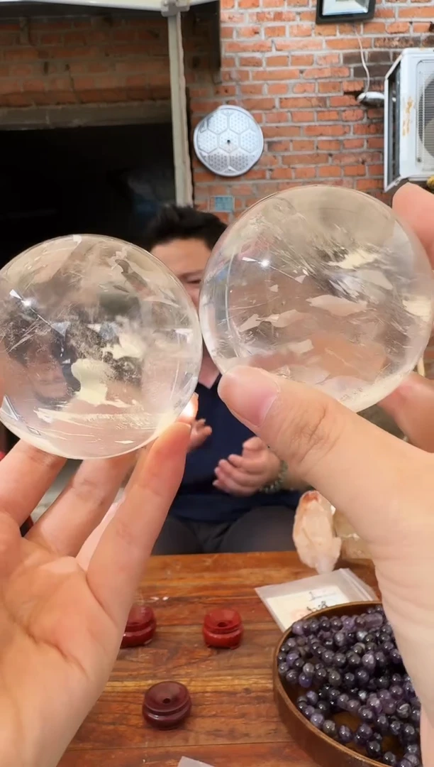 未镶嵌珠宝半成品水晶JH002 约6-6.5cm