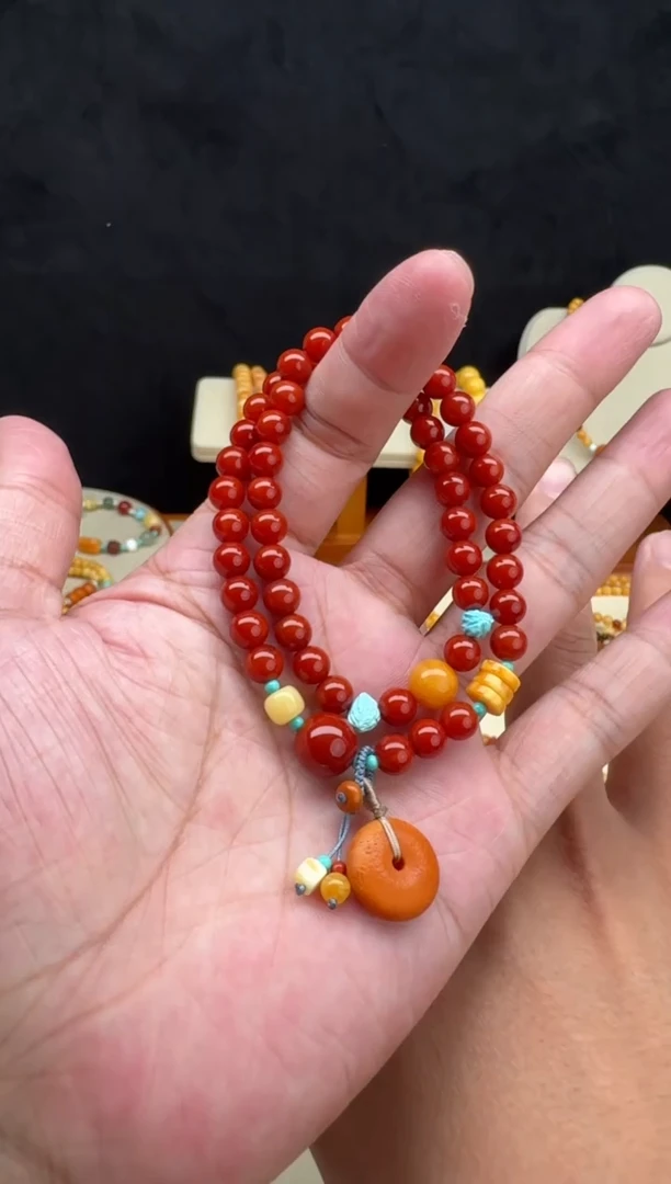 未镶嵌手链南红玛瑙南红瓦西牛血红