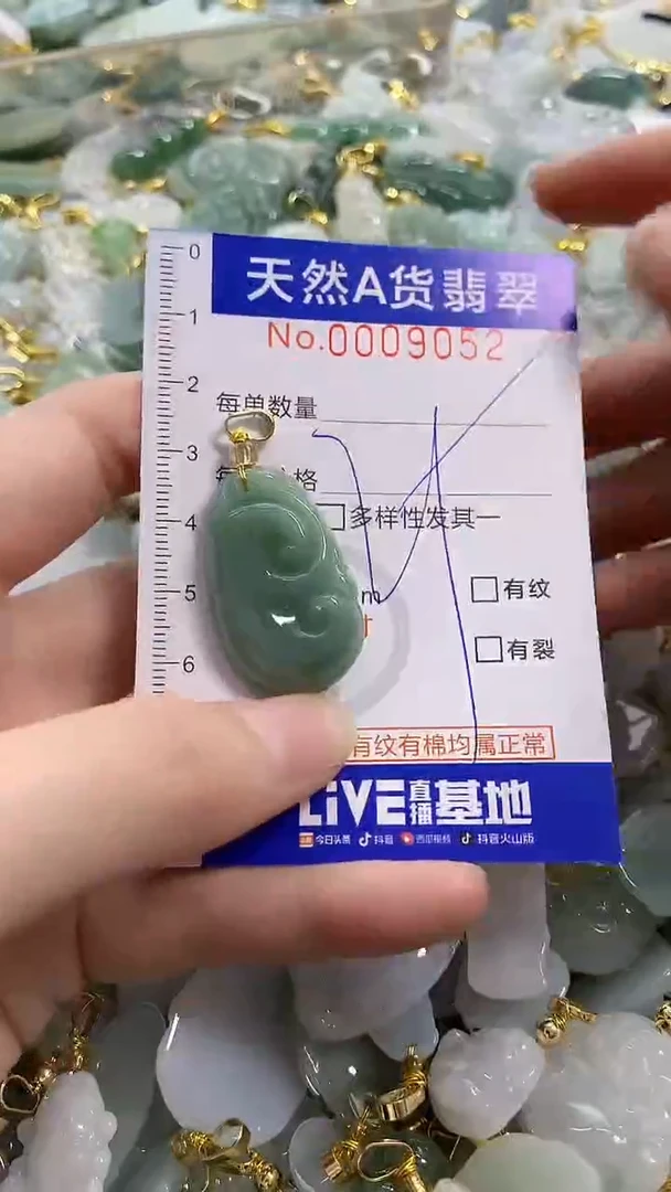 颈饰未镶嵌翡翠天然A货翡翠