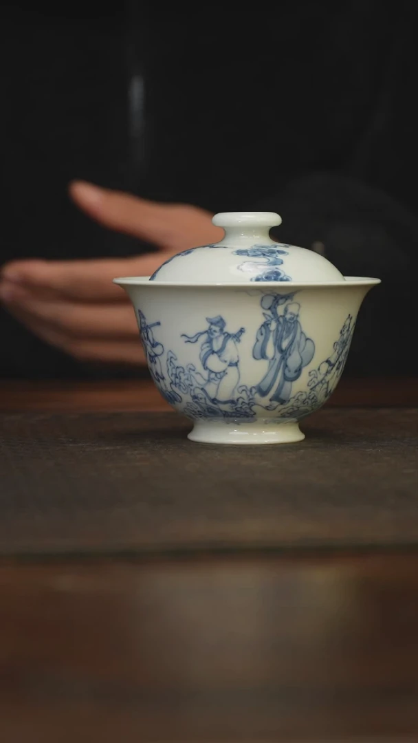 瓷片柴窑青花破价福利