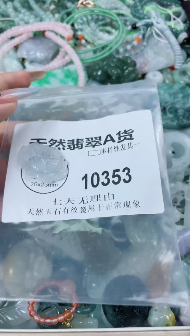 翡翠未镶嵌颈饰10353