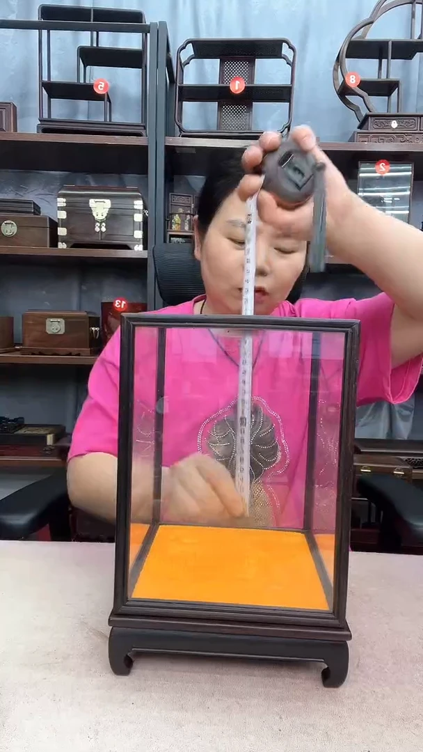 鸡翅木类端景台小李子红木工艺品