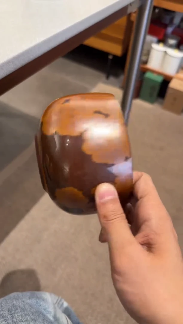 荣器 木首“缘份”水洗