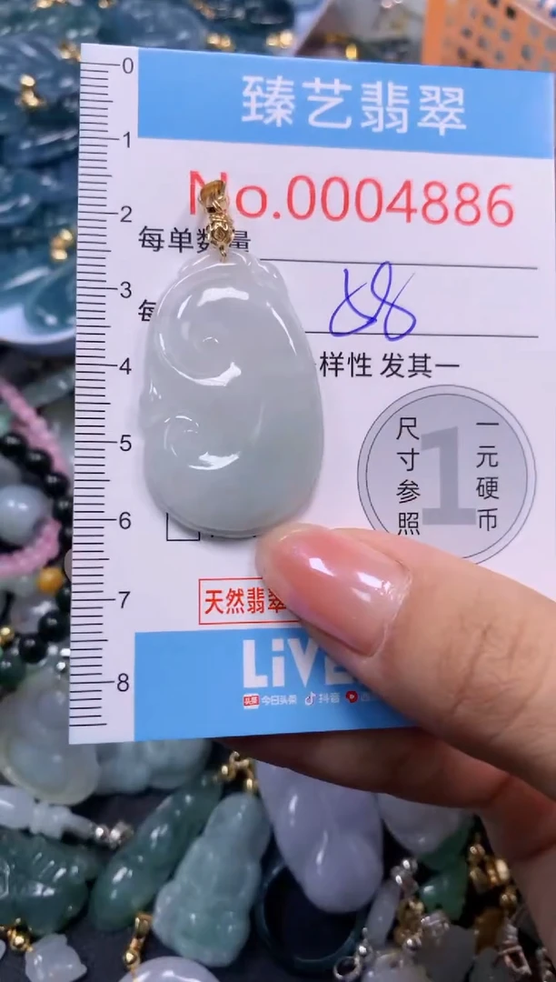 颈饰未镶嵌翡翠4886