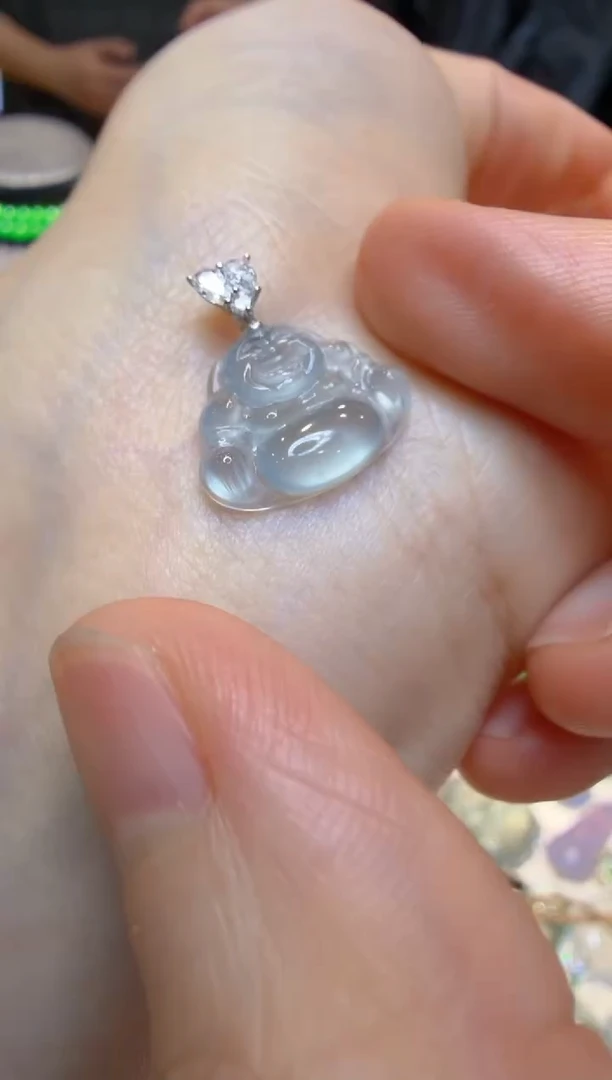 吊坠(不含链)18K金镶嵌翡翠多样性团购发一件