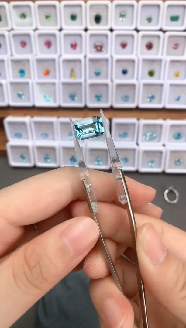 未镶嵌裸石定制托帕石4.85ct
