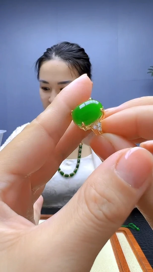 颈饰14K金镶嵌和田玉丹丹diy颈饰