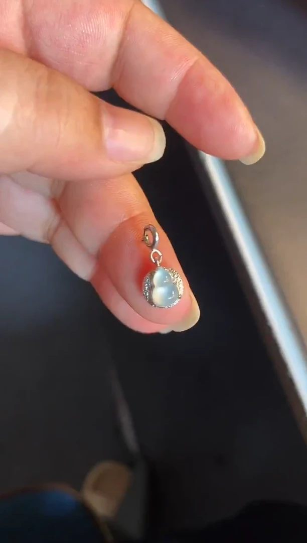 吊坠(不含链)银S925镶嵌翡翠1