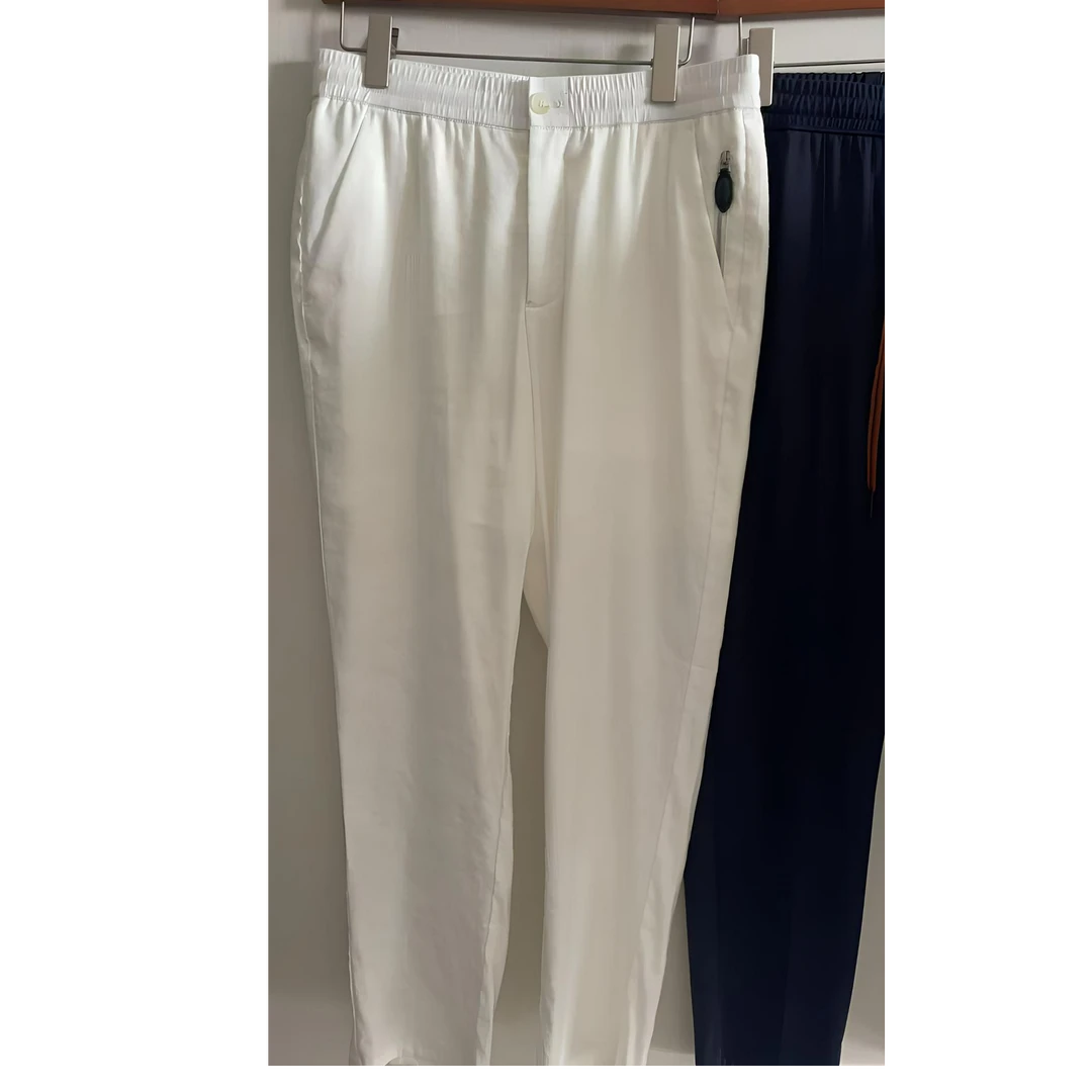 意式低调奢华！BERT亚麻混纺透气量感休闲裤