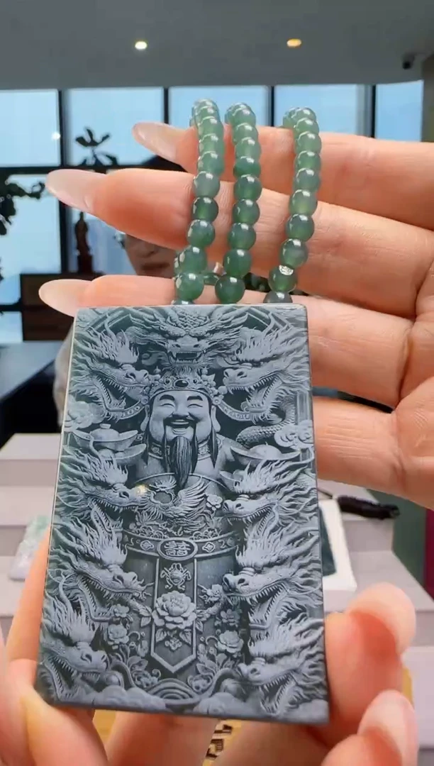 吊坠(赠链)未镶嵌翡翠多样性发其一YJ@@60B7J17527J