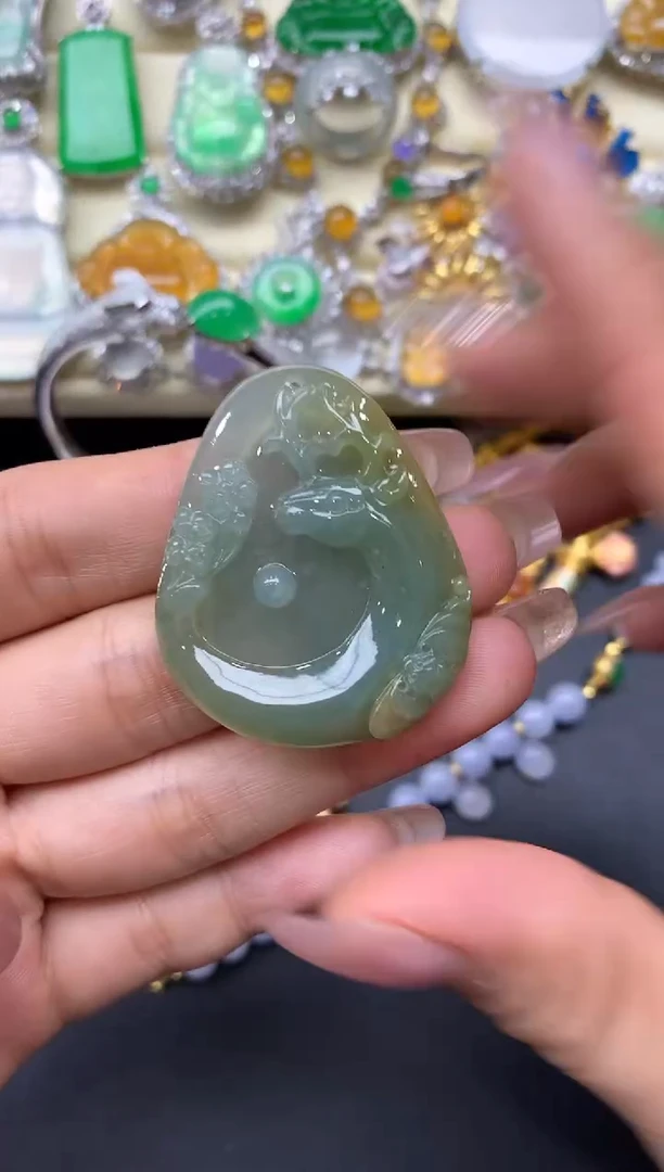 颈饰未镶嵌翡翠168-中国好珍宝