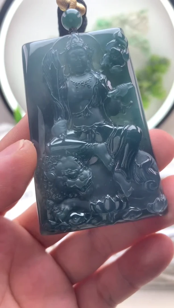 颈饰未镶嵌翡翠文殊