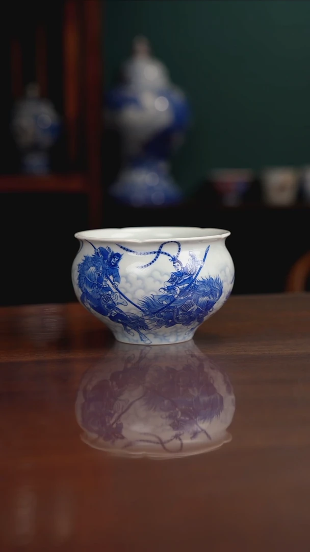 三英战吕布 沈燕鸿老师作品 非遗传承人