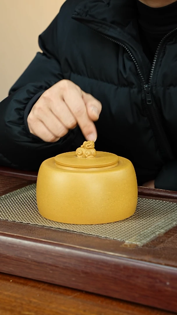 宜兴原矿紫砂茶叶罐