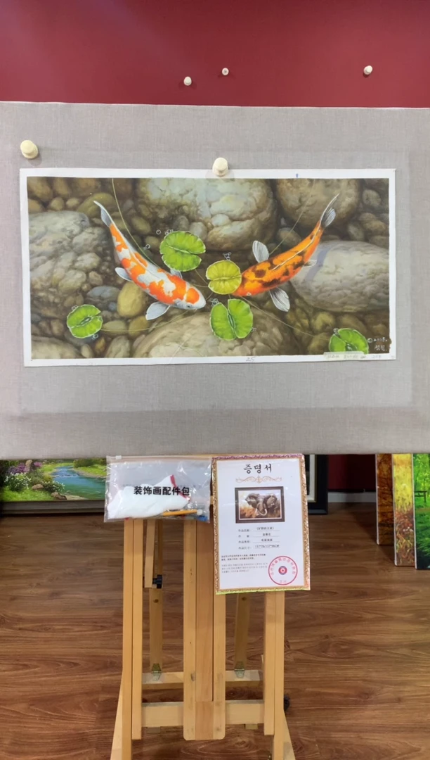 油画【35号】朝鲜原创手绘油画【功勋Ⅰ级画家丨孤品佳作】【顺丰包邮】