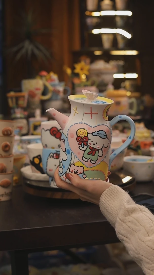 景德镇釉下彩绘设计师款式陶瓷