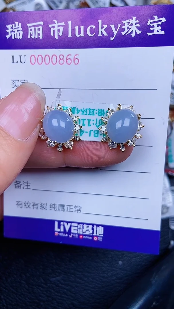 颈饰银S925镶嵌翡翠0866