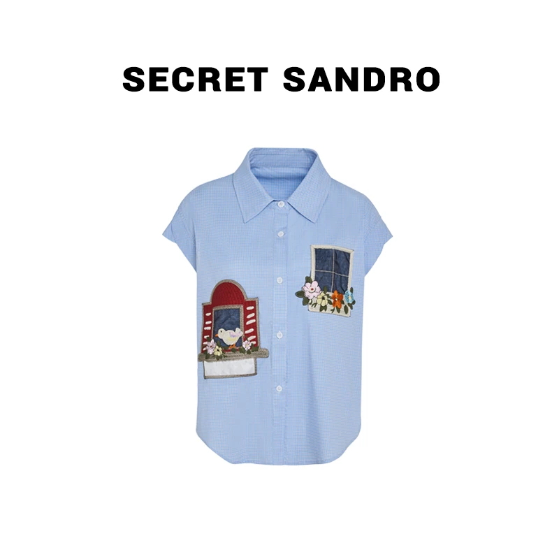 【潘duo拉】【多娜&Secret Sandro粉丝专享】衬衫 C55280086N