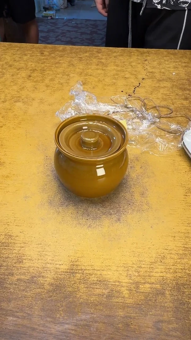 瓷器瓷器83黄罐班章碗