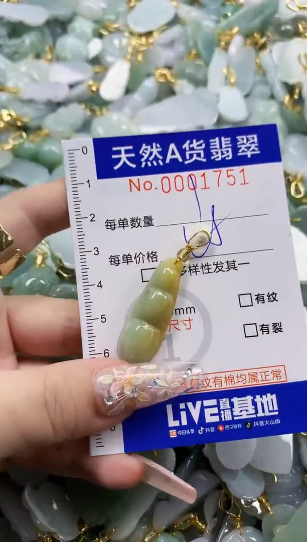 颈饰未镶嵌翡翠天然A货翡翠