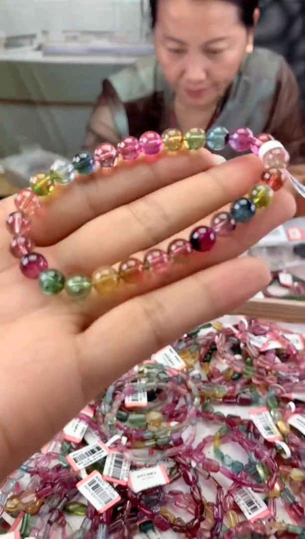 未镶嵌手串碧玺多样性发一条