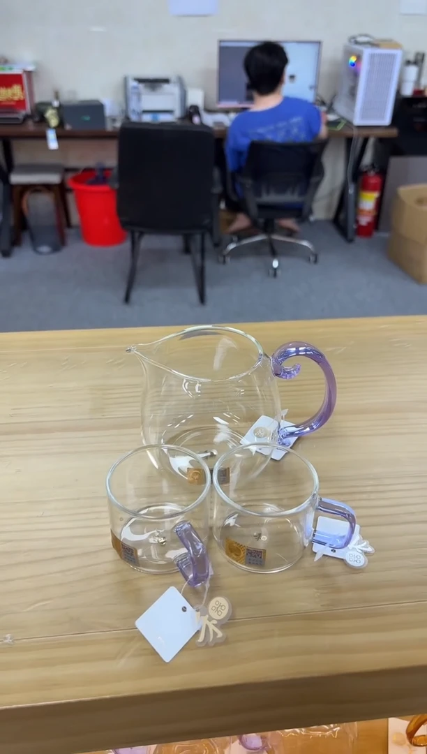 禾器-锦然茶海-浅紫色+禾器-清尚杯*2