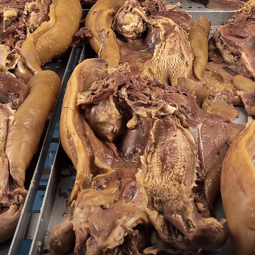 【五香牛头肉5斤】精选全熟五香味去骨小黄牛卤牛头肉5斤顺丰包邮