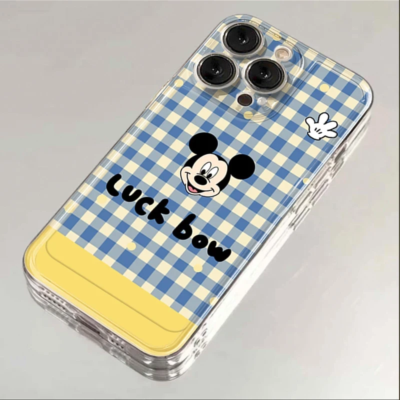 可爱蓝格米奇适用iphone16透明15/14手机壳华为P70vivo小米保护套