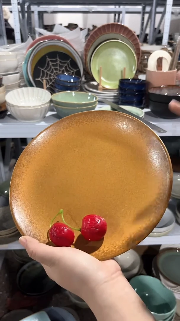 【闪购商品】瓷片外贸尾货瑕疵满20包邮X E2D小盘