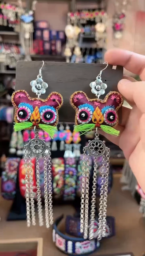 织绣民族风手工非遗老绣饰品271