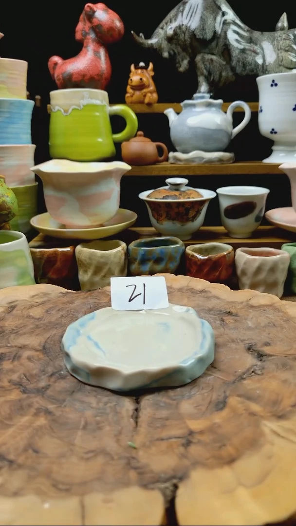 高温颜色釉窑变系列 微瑕