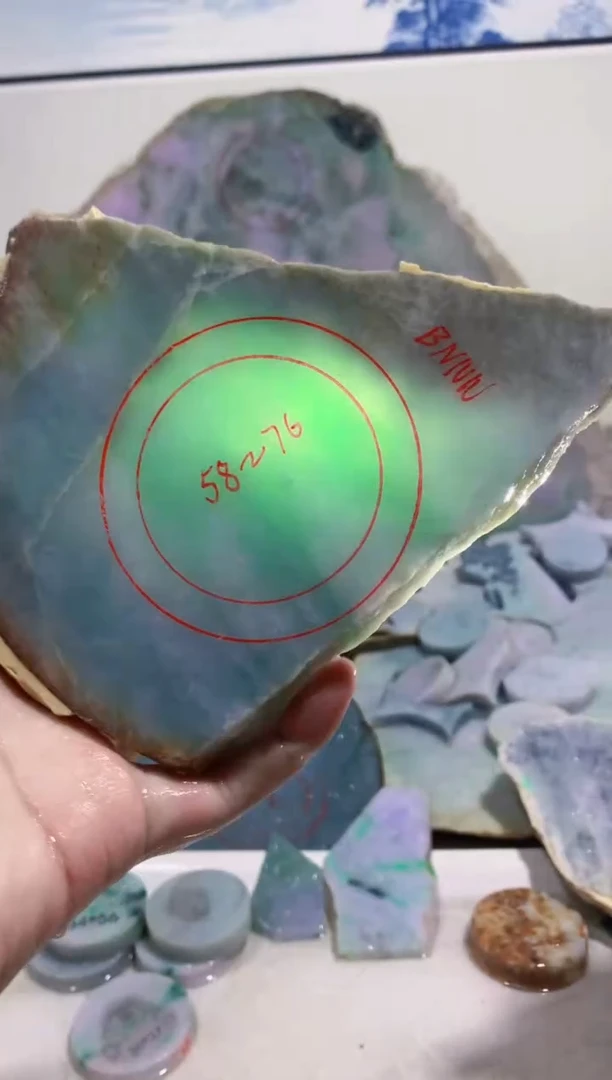 裸石翡翠0蒙0翡翠珠宝836
