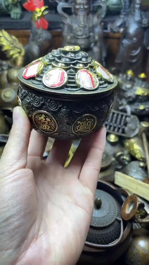闪购链接，点击下单，有运费险，铜摆件