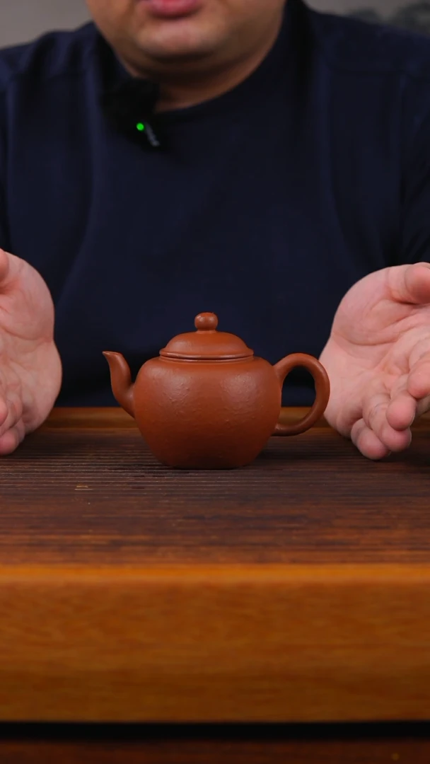 茶壶紫砂大红袍朱泥宫灯壶150CC