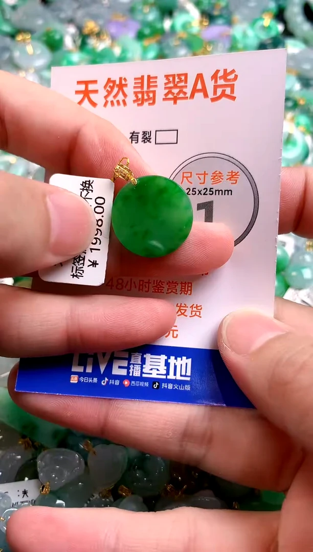 颈饰18K金镶嵌翡翠0248324303