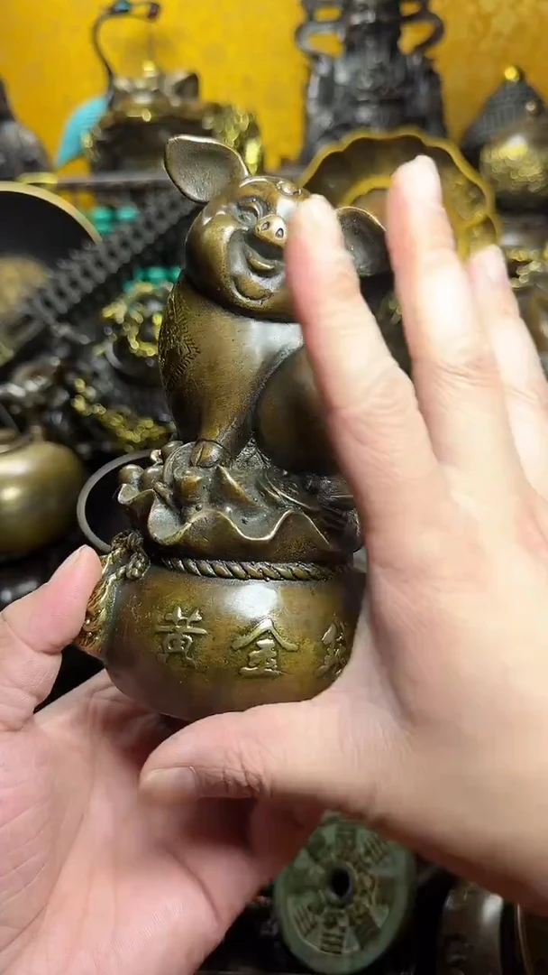 铜器摆件收收藏藏