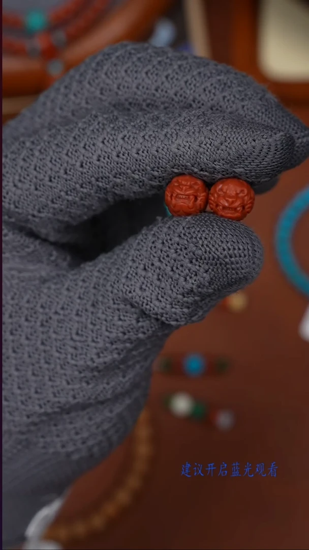 未镶嵌配饰南红玛瑙南红配饰一对