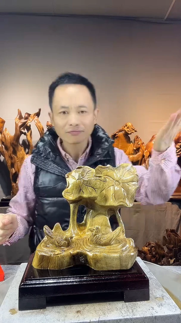 金丝楠大**行小叶桢楠随行摆件60