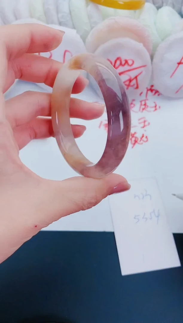 未镶嵌手镯石英质玉N23-53-54