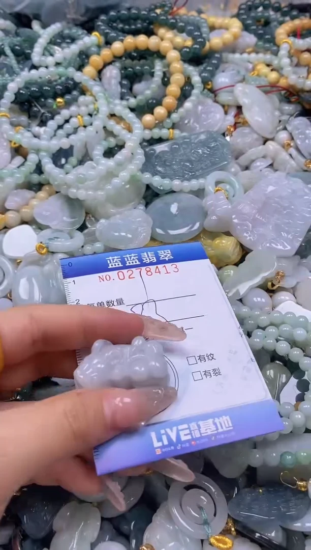 翡翠未镶嵌颈饰闪购0278413