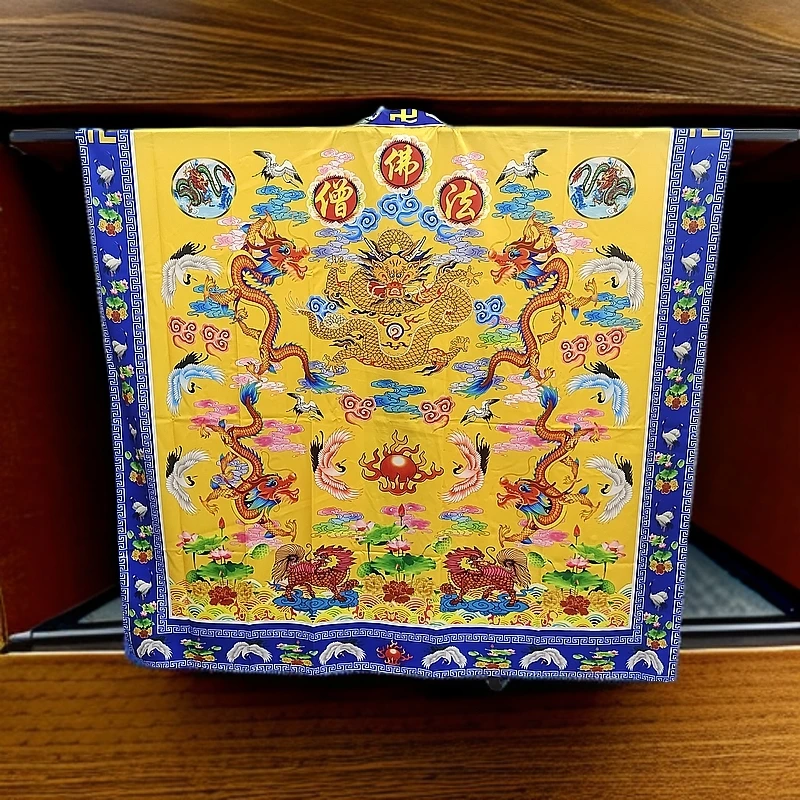 佛家法衣 印刷五龙衣 塔衣 双龙法衣 薄款法衣道袍经衣双龙降衣
