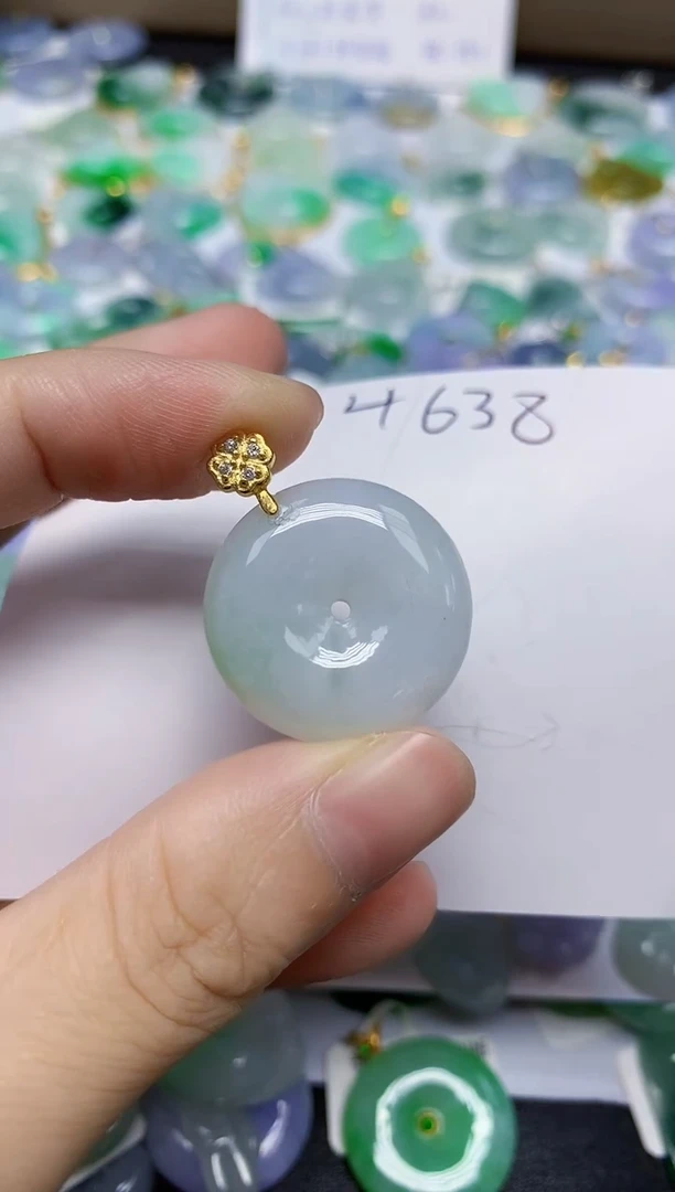 翡翠未镶嵌颈饰天然缅甸翡翠A货