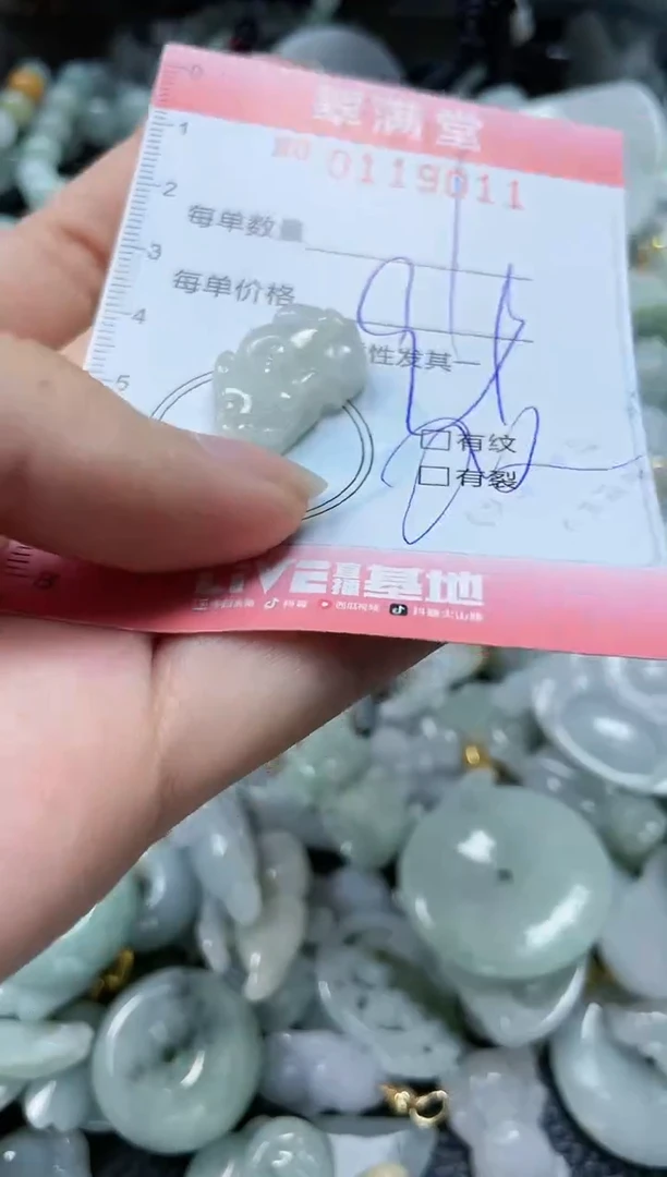 【闪购商品】翡翠未镶嵌颈饰闪购0119011