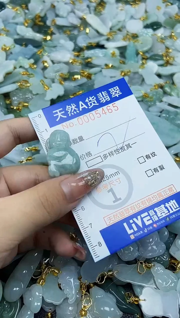 翡翠未镶嵌颈饰天然A货翡翠