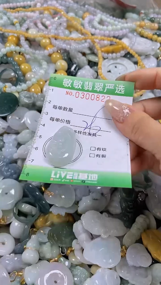 翡翠未镶嵌颈饰闪购0300822