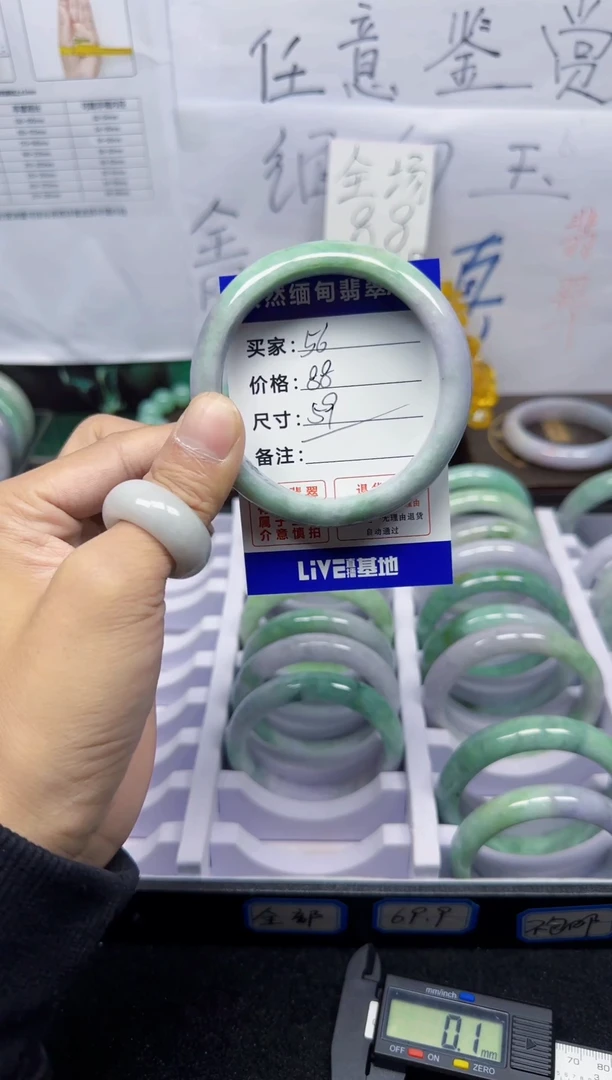 未镶嵌手镯翡翠56