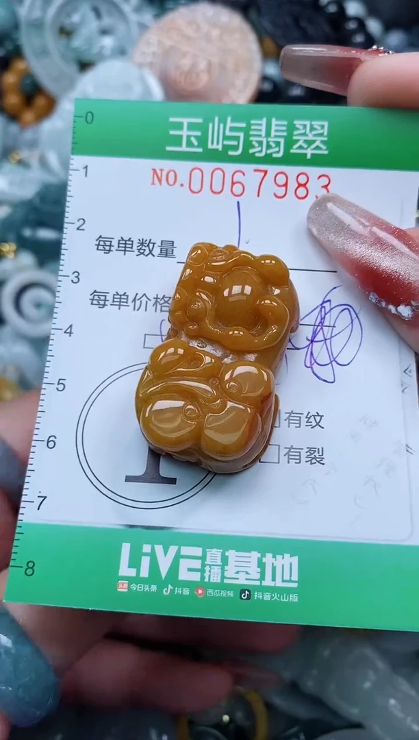 【闪购商品】翡翠颈饰未镶嵌闪购0067983多样性发其一